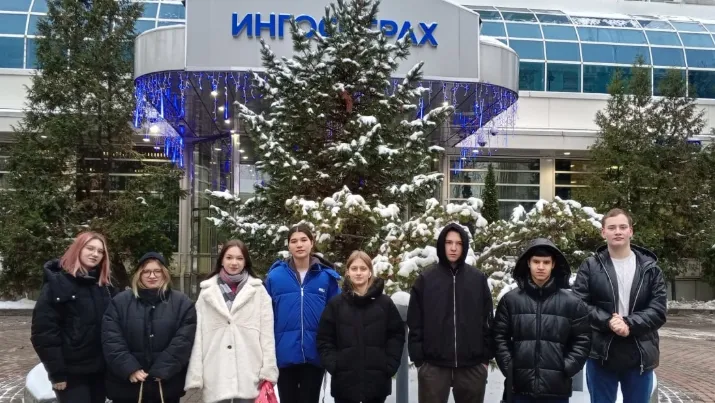 Студенты посетили музей «Ингосстраха»
